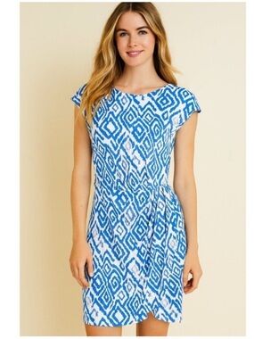 Donna Morgan Dress M Feminine Blue